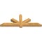 Ekena Millwork Kennewick Rough Sawn Timber Gable Bracket, Western Red Cedar, 60"W x 22"H x 4"D x 4"F, 9/12 Pitch GBW060X22X0404KEN00RWR - alternate 5